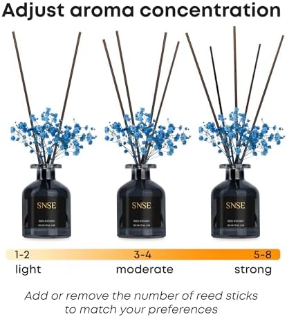 SNSE Baccarat with Flowers Reed Diffuser Set