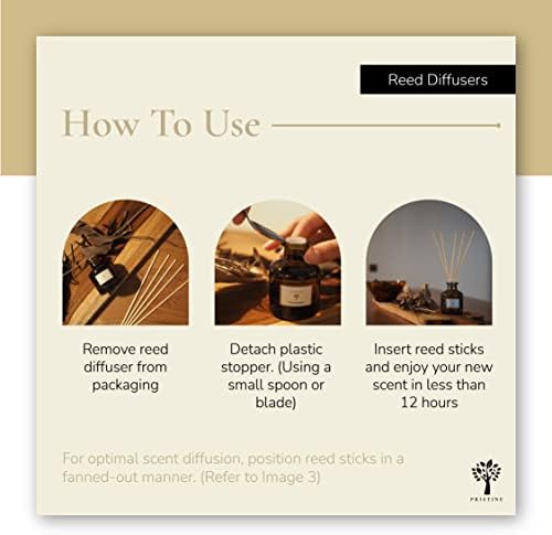 PRISTINE Maldives Resort Inspired Reed Diffuser Set