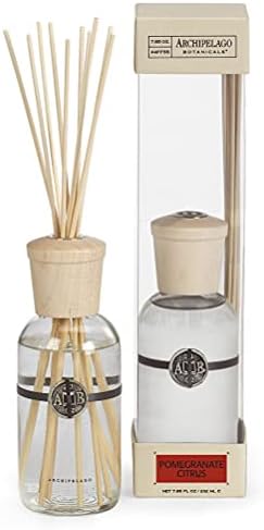 Archipelago Botanicals Pomegranate Citrus Reed Diffuser Set