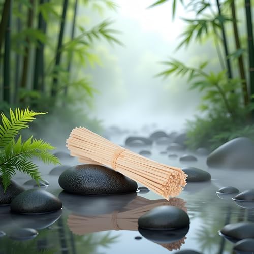30 Pcs Reed Diffuser Sticks Natural Oil Aroma Diffuser Replacement Set for Home Office