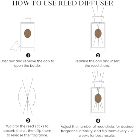 MSENSE 1014 oz Large Reed Diffuser Set 1