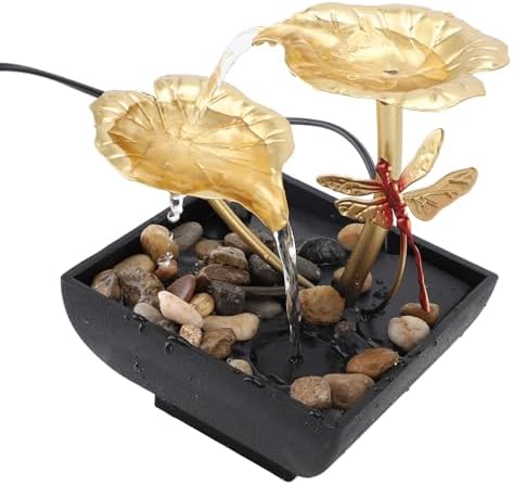 Zerodis USB Tabletop Fountain with Dragonfly Design