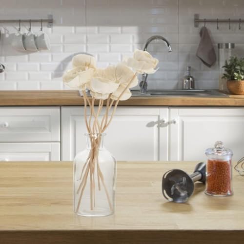 Valkindo 6PCS Rattan Diffuser Sticks Flower Essential Oil Refill