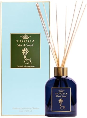 TOCCA Feu de Touch Reed Diffuser 6oz Gardenia Pomegranate