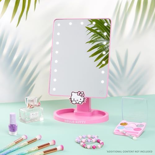 Hello Kitty Vanity Mirror with LED Touchscreen and Trinket Tray