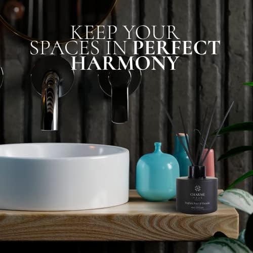 CHARME HAUS Reed Diffuser Set with 5 Sticks