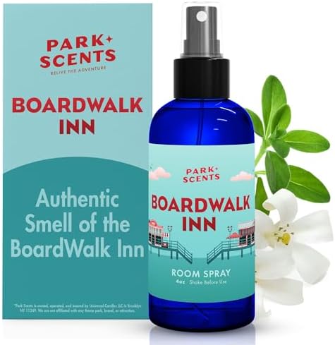 Boardwalk Inn Inspired Luxury Fragrance Room Spray Bergamot Thyme Chrysanthemum Jasmine White Tea 4oz