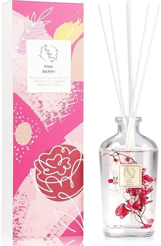 Pretty Valley Home Reed Diffuser Set 140Ml Pink Berry