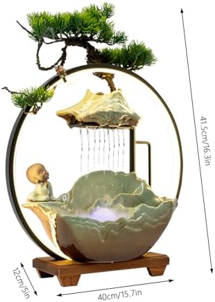 Indoor Waterfall Fountain with Light and Mist