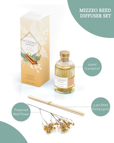 MIZZEO Reed Diffuser Set Watermelon Warm Cinnamon