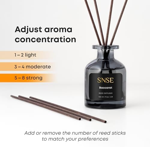 SNSE Baccarat Rouge Reed Diffuser Luxury Aroma Set