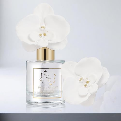 Pretty Valley Home Reed Diffuser Set Orchid Flower Oil 120Ml Gift Box for Decor