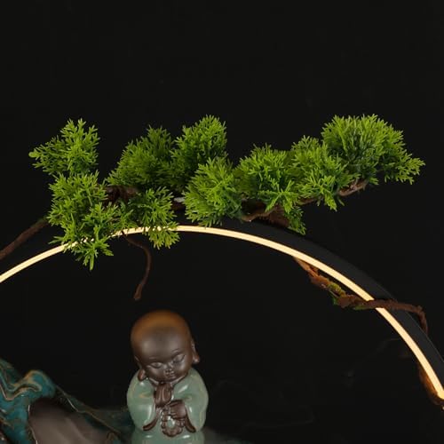 TFCFL Tabletop Fountain with LED Light Ring