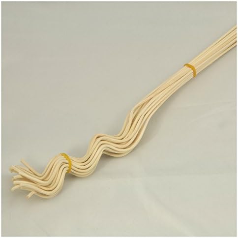 20pcs Wavy Spiraled Natural Reed Diffuser Sticks 12 Inch