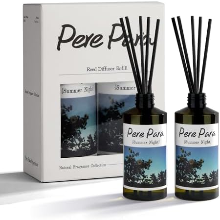 Summer Night Scent Premium Reed Diffuser Set 2 Pack