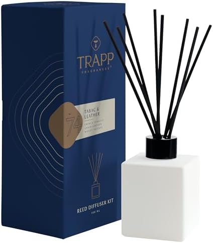 Trapp No 74 Tabac Leather Reed Diffuser Kit