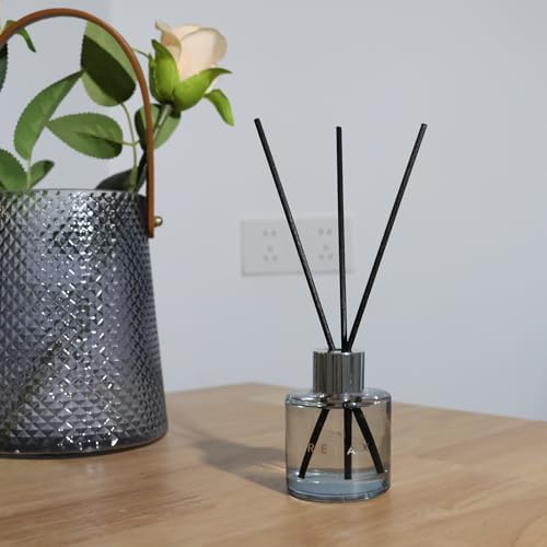 3 Pack Fragrance Reed Diffuser Set with 12 Black Fiber Sticks