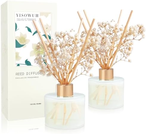 Yisowuh Scent Diffuser Set with 16 Sticks