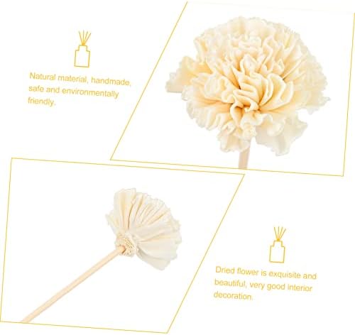 Hemoton Carnation Aroma Diffuser Sticks Set