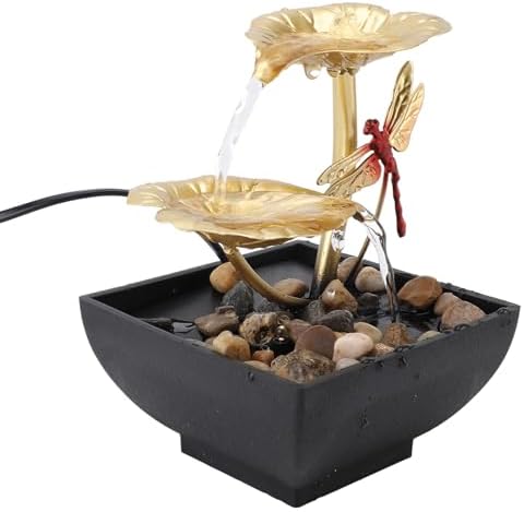 Zerodis USB Tabletop Fountain with Dragonfly Design