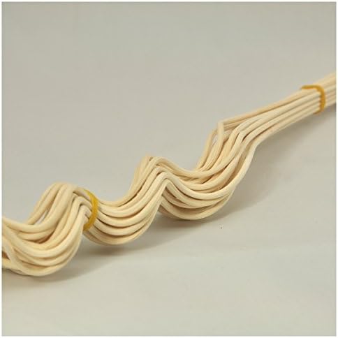 20pcs Wavy Spiraled Natural Reed Diffuser Sticks 12 Inch