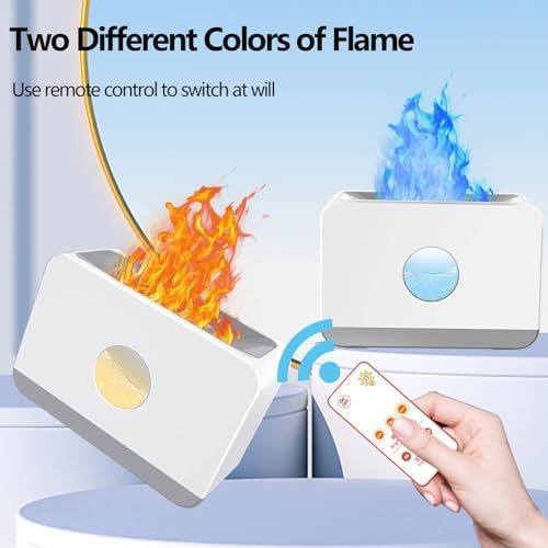 OLV Flame Diffuser with LED Light and Mist