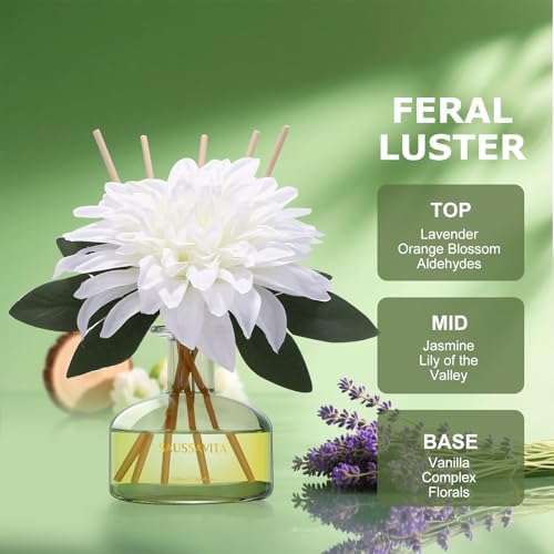 Saussavita Reed Diffusers Set with 7 Sticks