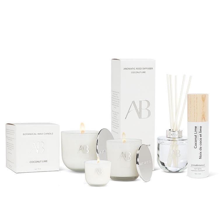 Abbott Collection Coconut Lime Reed Diffuser Set 7oz