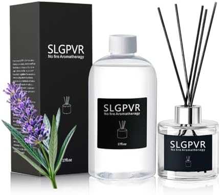 SLGPVR Reed Diffuser Set - 169 Fl Oz Lavender Fragrance