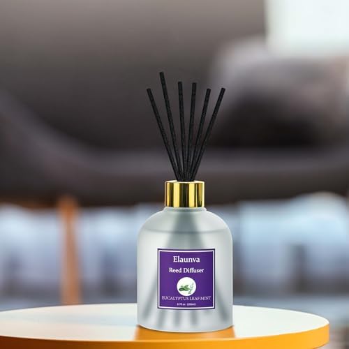 Eucalyptus Leaf Mint Reed Diffuser Set 67fl oz with 8 Sticks