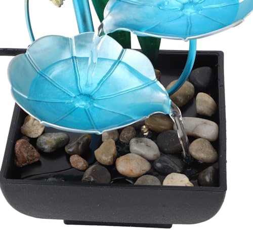 Tabletop Fountain with LED Light and USB Power