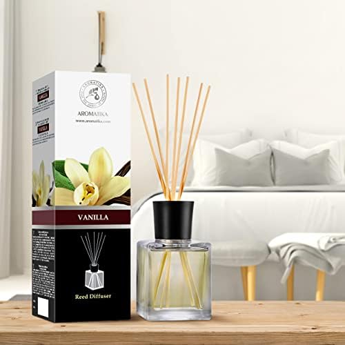 Vanilla Essential Oil Reed Diffuser Set 17 Fl Oz