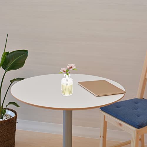 Healifty 2pcs White Glass Diffuser Bottles