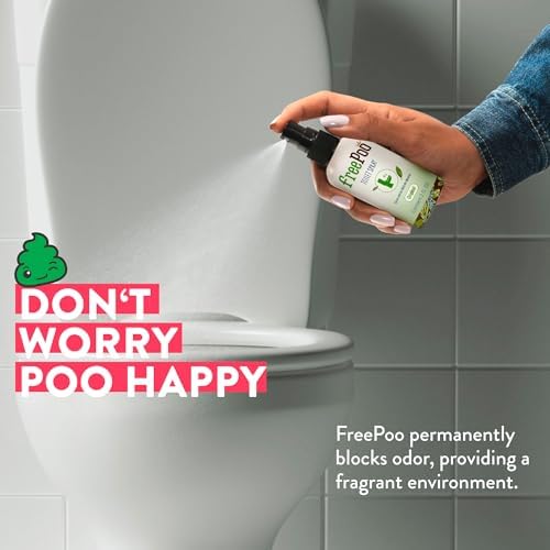 FreePoo Toilet Odorizer Pack of 2 Lavender and Lemongrass