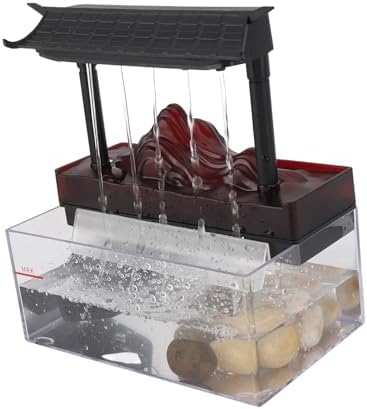 Tabletop Water Fountain with LED and USB Power