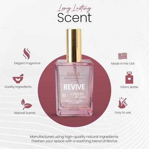 Brooklyn Fragrance Co Revive Cherry Blossom Room Spray - 100ml