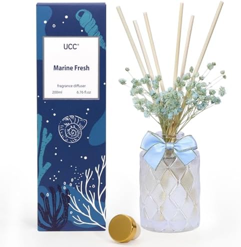 UCC Premium Reed Diffuser Set with Preserved Flowers