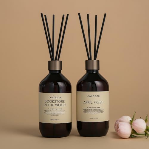 Cocodor Premium Cedar Wood Reed Diffuser Set