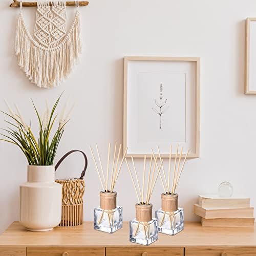Roshtia 50 Set Reed Diffuser Bottles with Wooden Caps