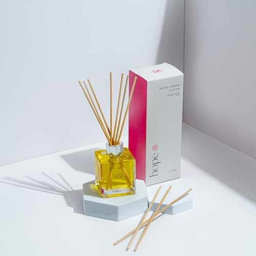Doctor Aromas Essential Oil Reed Diffuser Set - Fresh Scent for Home and Bathroom
