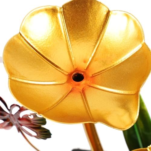 Unomor Tabletop Fountain Waterfall Ornament Elegant Indoor Water Feature USB Powered for Office Decor