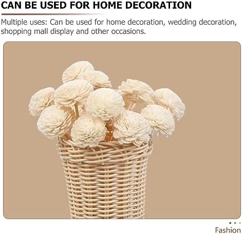 HOMSFOU Reed Diffuser Sticks 6pcs Rose Rattan Aroma Volatile Refill Sticks for Home Office Car