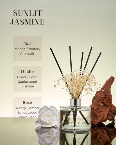 MSENSE Reed Diffuser Set with 7 Sticks