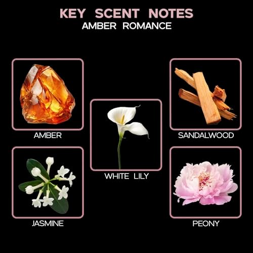 LOVSPA Amber Romance Reed Diffuser Set