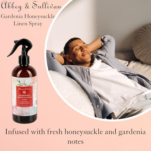 Abbey Sullivan Linen Spray Gardenia Honeysuckle 16 oz Pack of 2