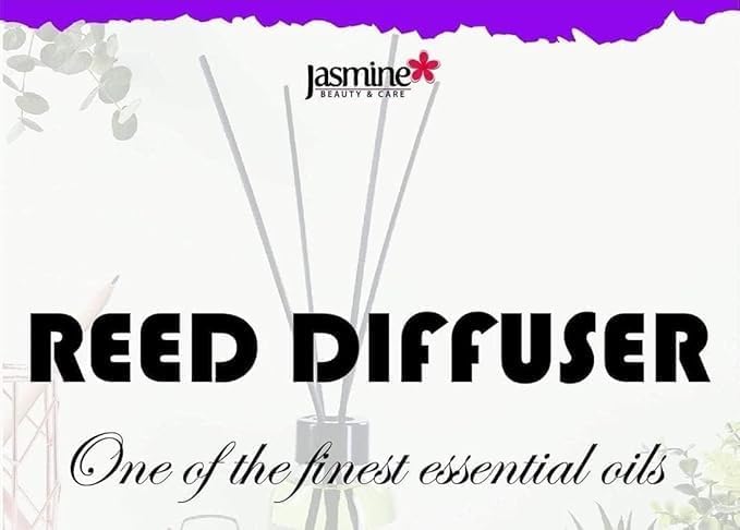 Jasmine Beauty and Care Reed Diffuser Set - Mango Scent 372 Fl Oz