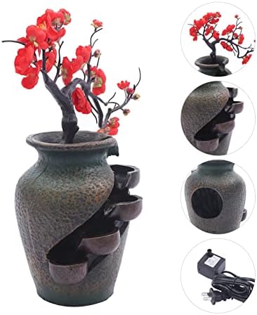 Desktop Fountain Simulating Tree Flowers for Home Decoration and Gifts
