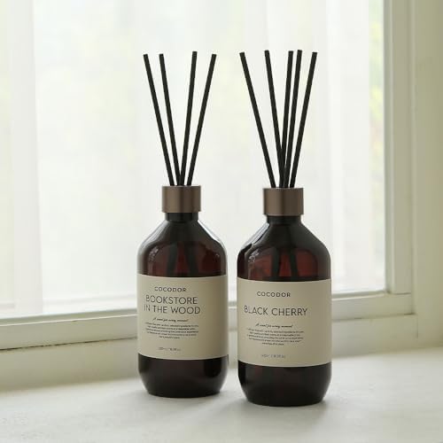 Cocodor Premium Cedar Wood Reed Diffuser Set