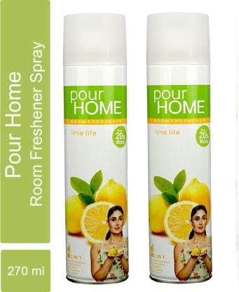 Lime Life Room Freshener 270 Ml Pack of 2 Spray