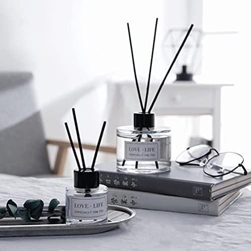 Set of 2 Glass Diffuser Bottles with 50ML Capacity
